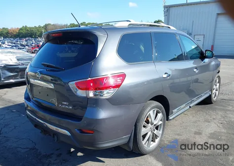 2013 Nissan Pathfinder Platinum from USA, damaged, VIN 5N1AR2MM0DC667167